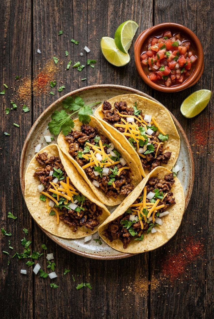 Cumin-Spiced Beef Tacos
