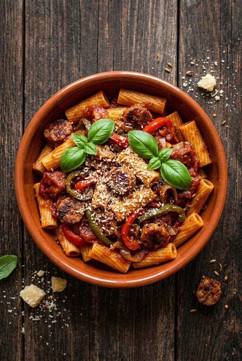 Fennel Sausage & Pepper Pasta