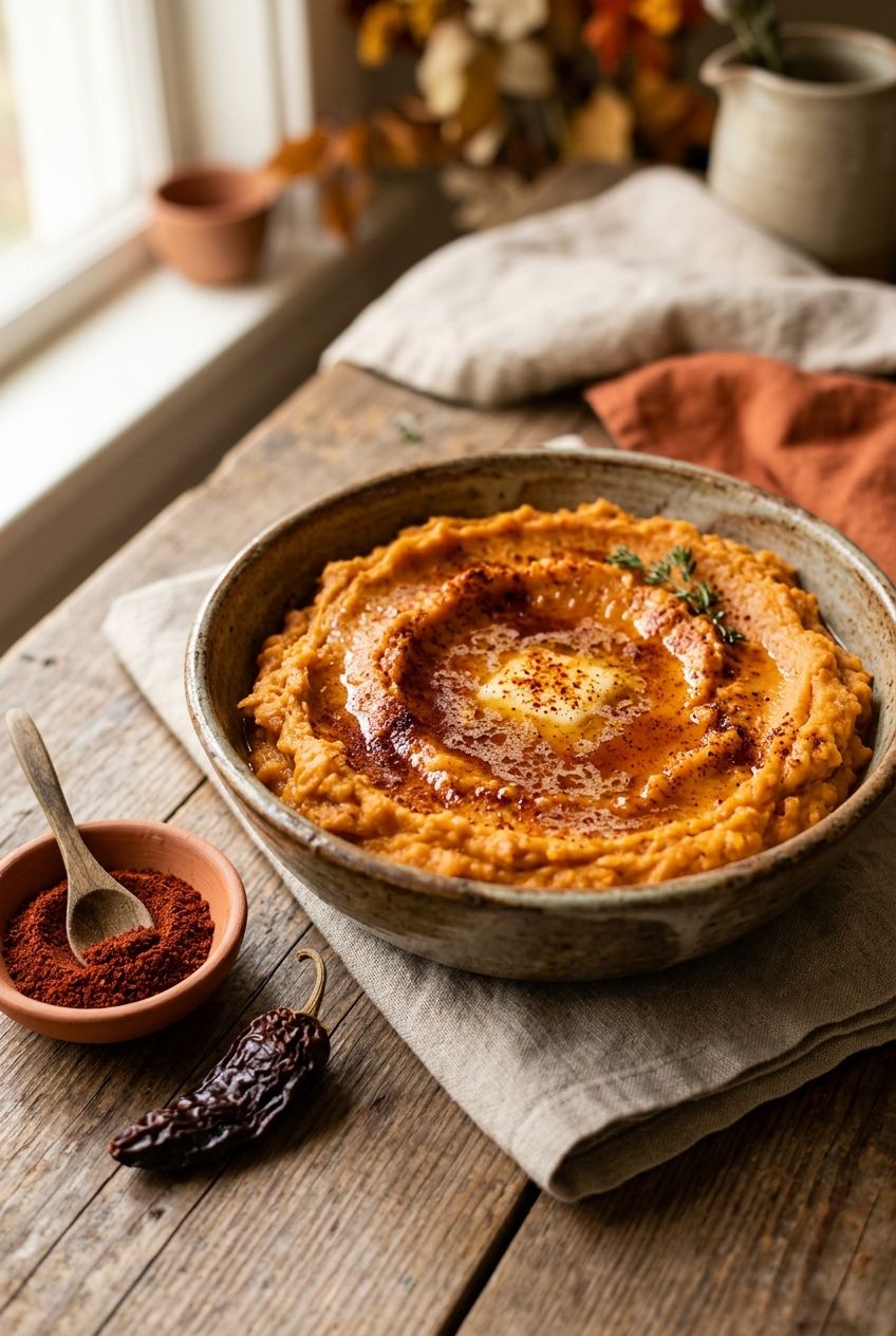 Level Up Your Mashed Sweet Potatoes with Chipotle Powder