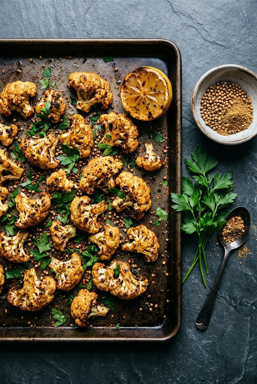 Level Up Your Roasted Cauliflower with Coriander