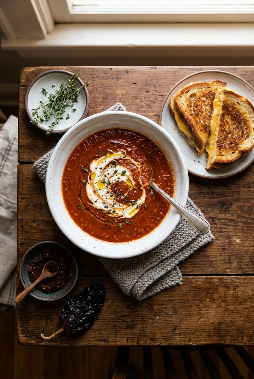 Level Up Your Tomato Soup with Ancho Chile Powder