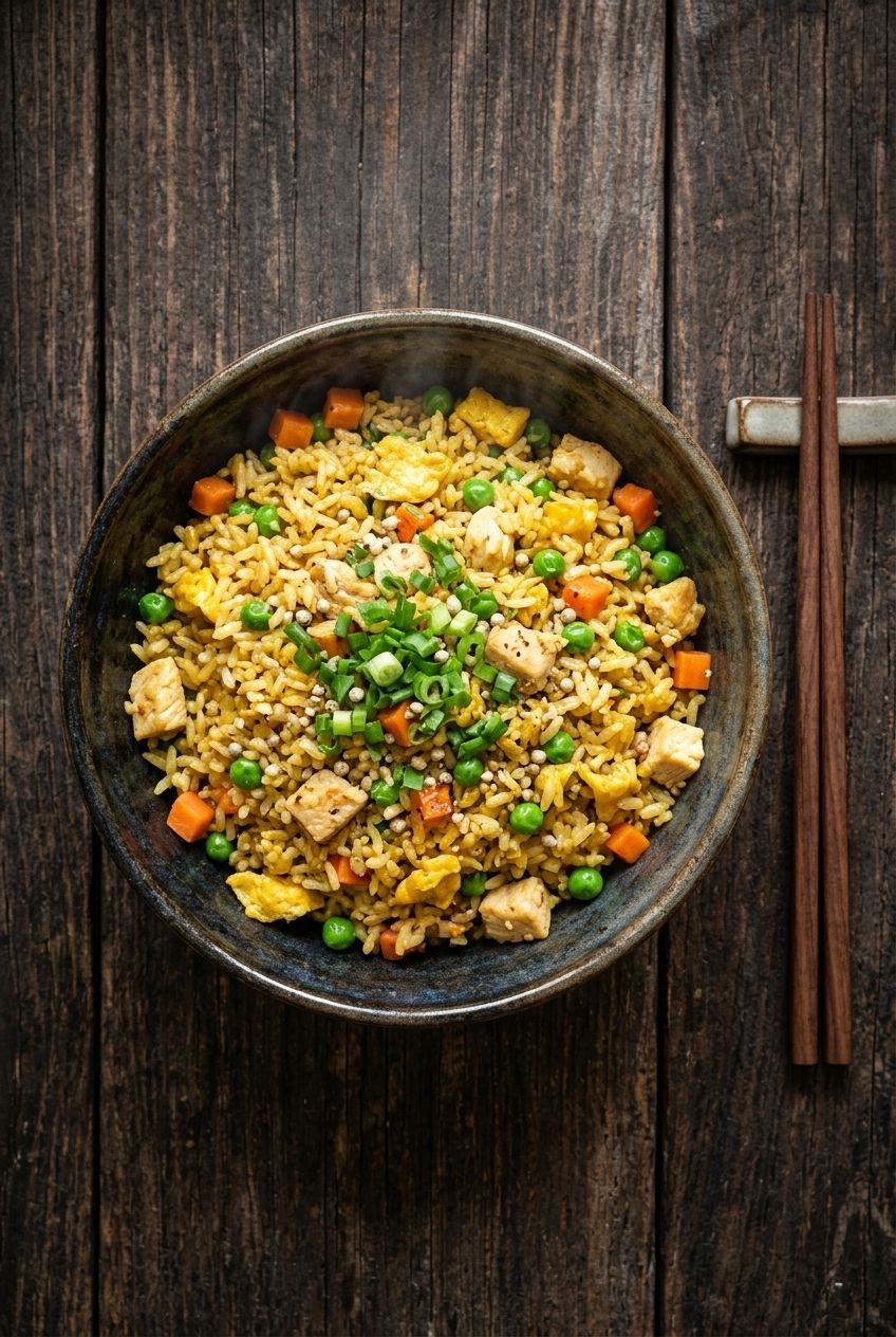 White Pepper Chicken Fried Rice